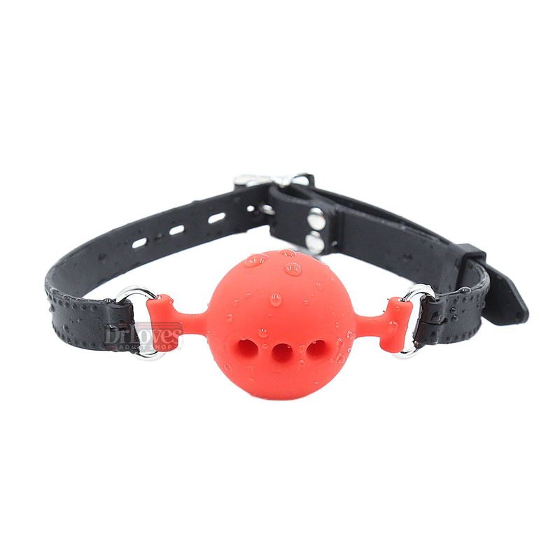  Review Bóng Khóa Miệng Ball Gag Dây Da  cao cấp 