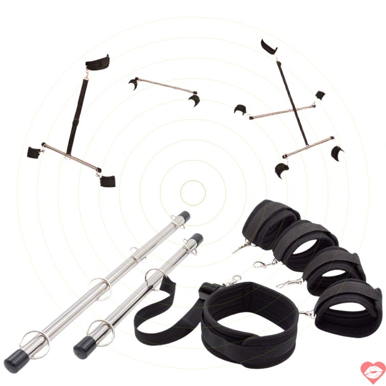 Bộ trói tay chân cổ SM cao cấp kích thích mạnh 