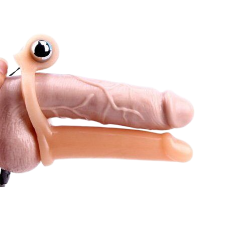  Giá sỉ Dương vật phụ quai đeo có rung Get Lock – Súng hai nòng  cao cấp 