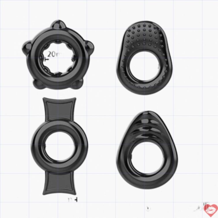 Bộ 4 vòng đeo silicon chống xuất tinh sớm hiệu quả 