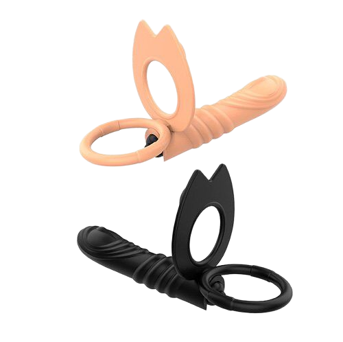  Giá sỉ Vòng đeo dương vật và nhánh phụ có rung kích thích hậu môn  nhập khẩu 