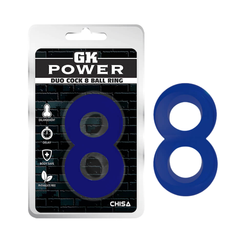  Shop bán Vòng đeo kéo dài thời gian Chisa Duo Cock 8 Ball Ring - Blue  hàng mới về 