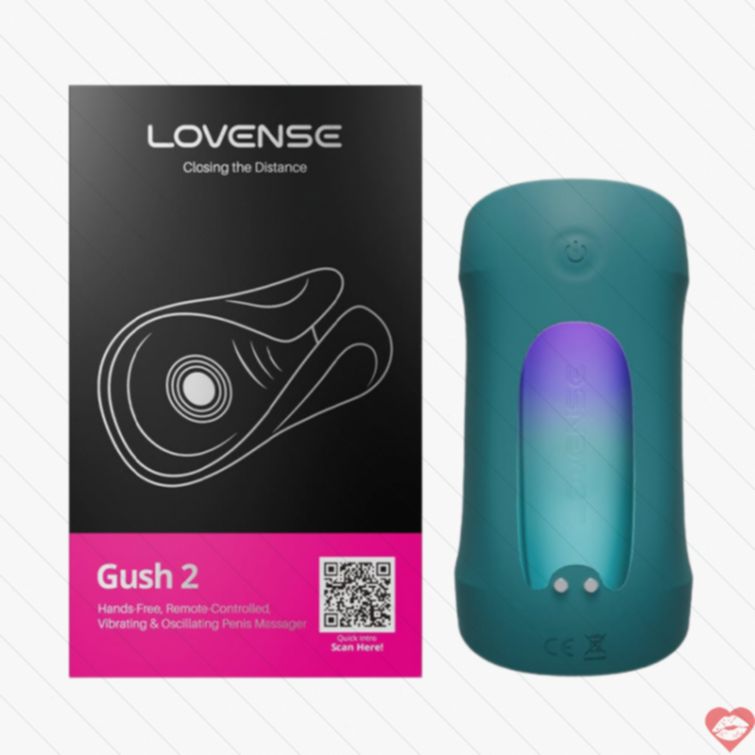 Vòng rung Lovense Gush 2 tăng khoái cảm nam mạnh mẽ 