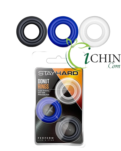 Bỏ sỉ Stay hard Donus Ring 3 vòng silicone siêu co giãn  cao cấp 