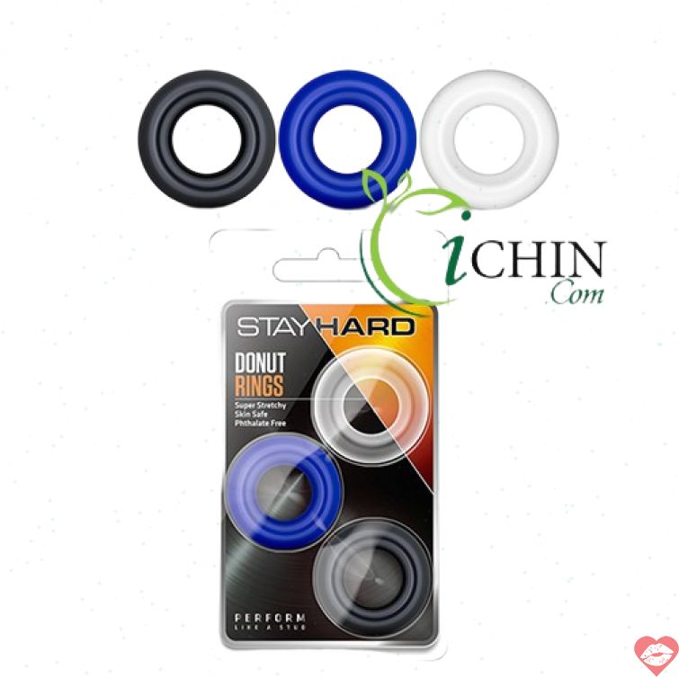 Vòng đeo dương vật Donus Ring 3 vòng co giãn 