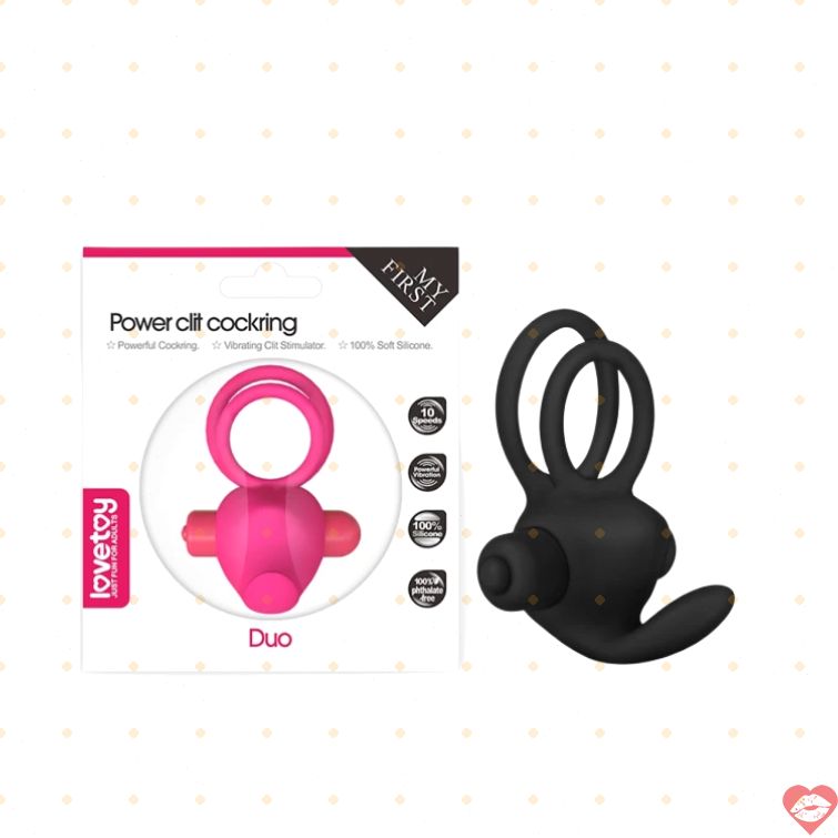 Lovetoy Duo vòng rung kéo dài tăng khoái cảm 