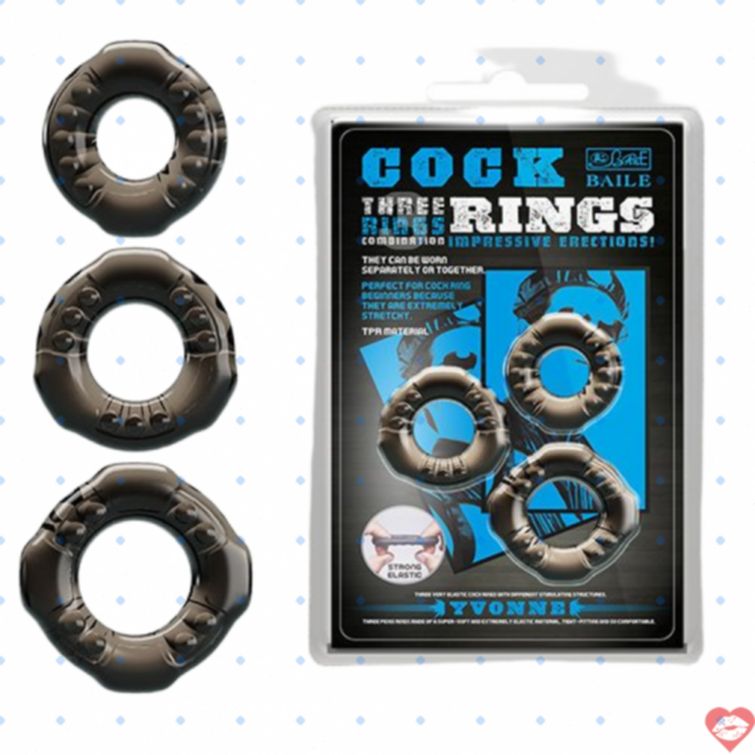 Vòng đeo dương vật Baile Yvonne kéo dài sung mãn 