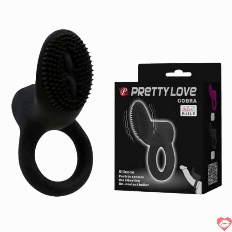 Vòng rung Pretty Love Cobra gai mềm kích thích mạnh 