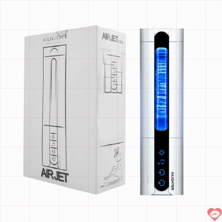 Âm đạo giả Ailighter Airjet rung nhiệt cao cấp 