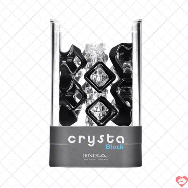 Cốc thủ dâm Tenga Crysta Block tăng khoái cảm 