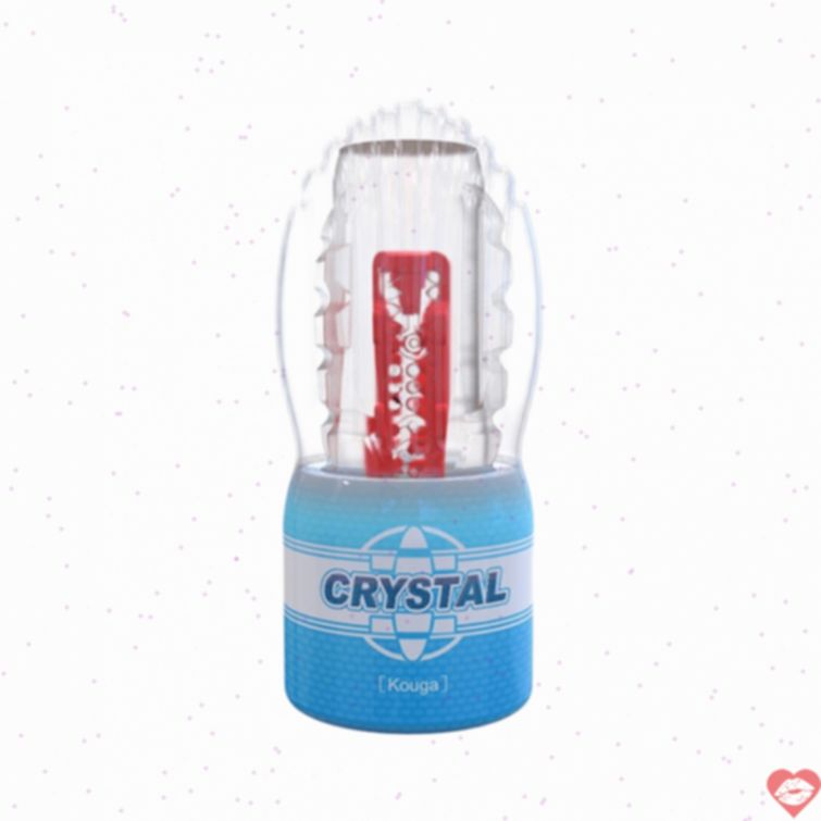 Âm đạo giả trong suốt Crystal Kouga kích thích 