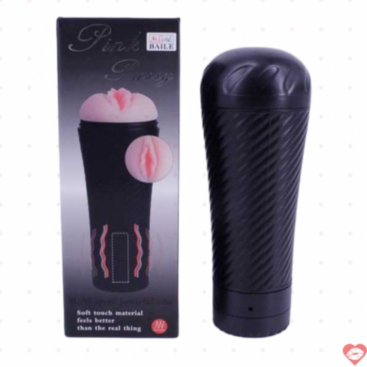 Âm đạo giả Pink Pussy rung ngụy trang đèn pin kín đáo 