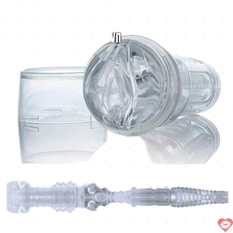 Đèn pin thủ dâm ngụy trang silicone trong suốt 
