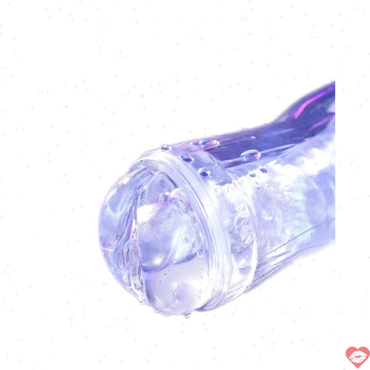 Cốc thủ dâm trong suốt 2 đầu Ice Crystal cực sướng 
