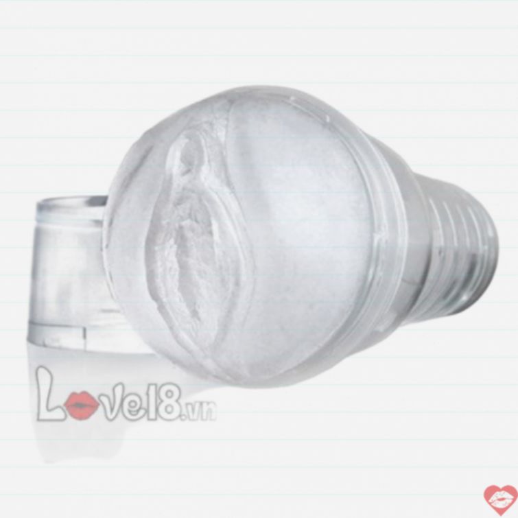 Cốc thủ dâm trong suốt Fleshlight chân thực 