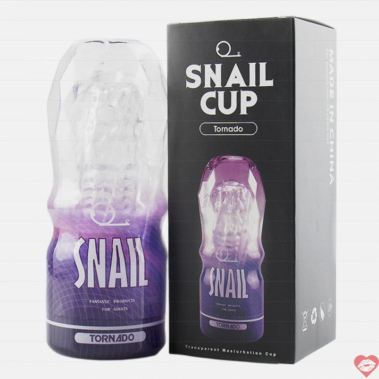 Cốc âm đạo giả SNAIL trong suốt ôm khít siêu sướng 
