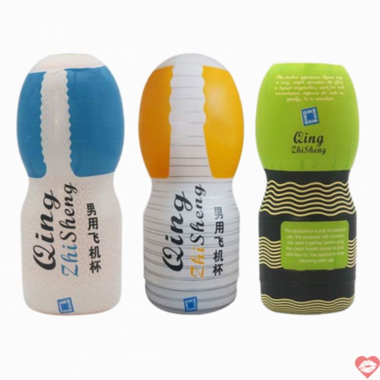 Cốc âm đạo giả Qing nhỏ gọn silicon chân thực 