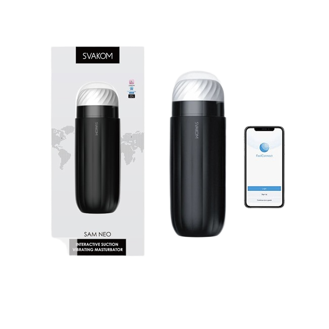  Review Svakom Sam Neo cốc thủ dâm tự động rung hút co bóp điều khiển từ xa qua App  giá sỉ 
