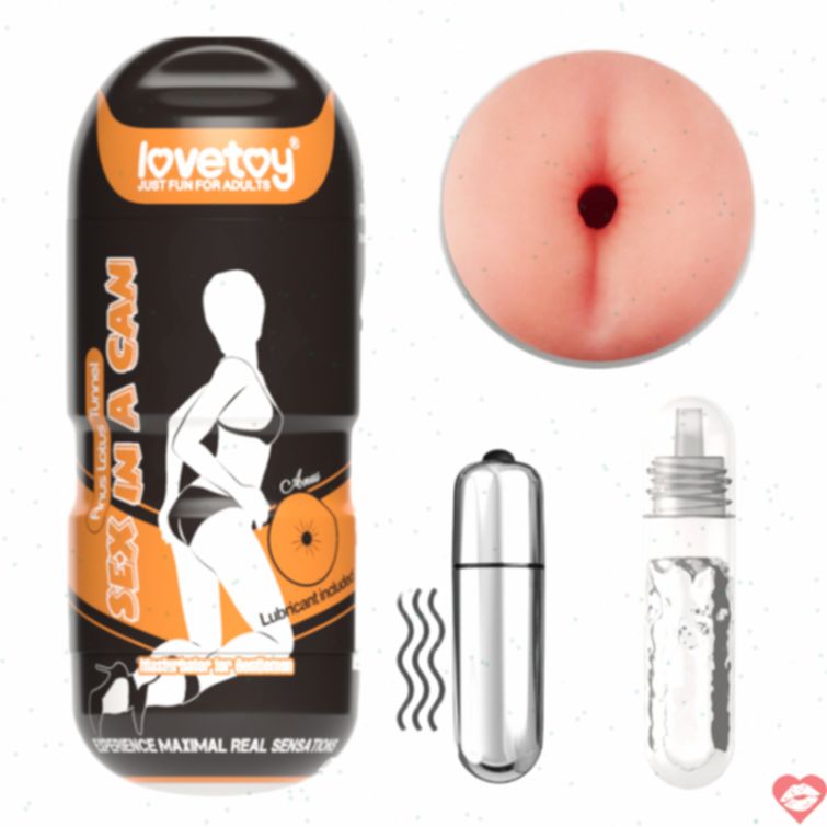 Cốc thủ dâm rung Lovetoy hình hậu môn kích thích 