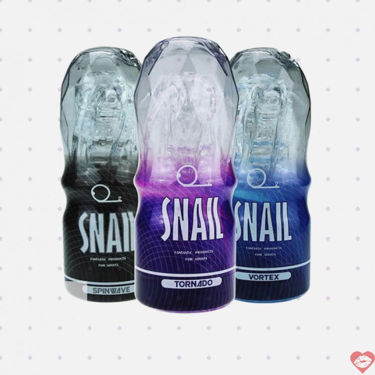Cốc thủ dâm Snail trong suốt kích thích mạnh 