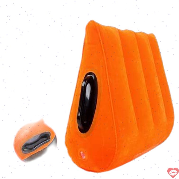 Gối tình yêu bơm hơi tam giác hỗ trợ tư thế 