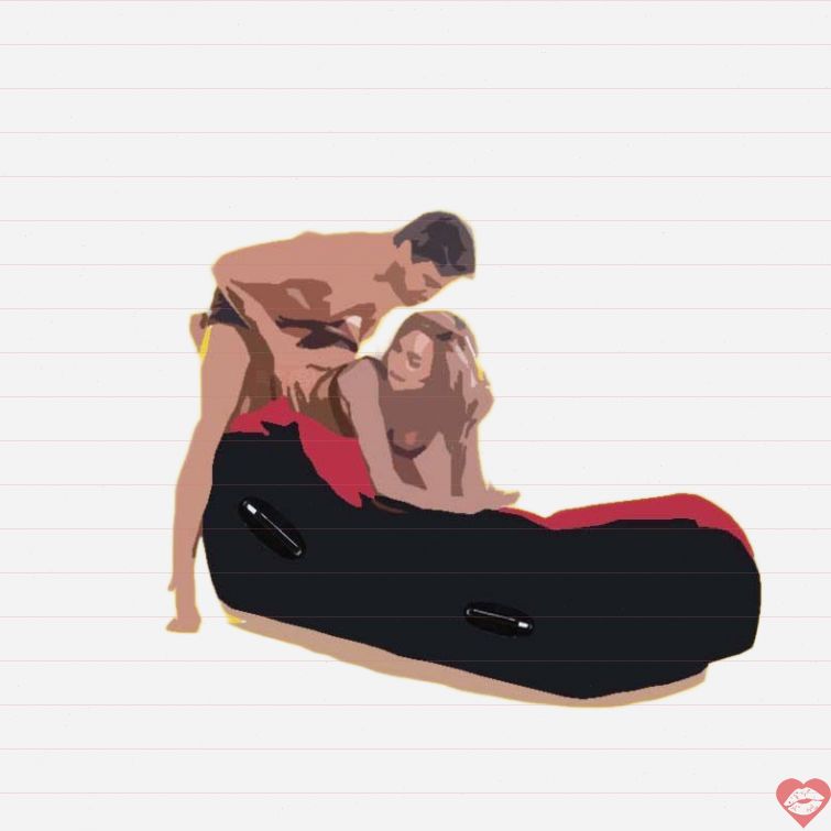 Ghế tình yêu Tougage Red Big bền chắc cao cấp 