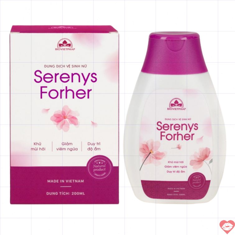 Dung dịch vệ sinh nữ Serenys dịu nhẹ sạch thoáng 