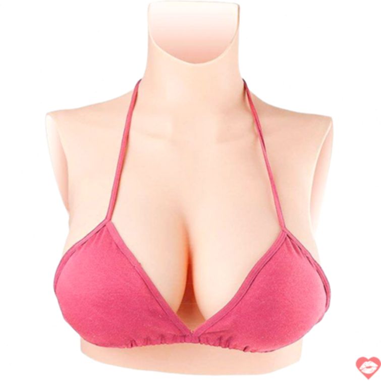 Ngực giả silicone full cổ như thật tăng vòng 1 