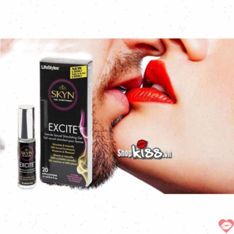 Gel bôi trơn nữ Lifestyle Excite tăng khoái cảm mềm mượt 