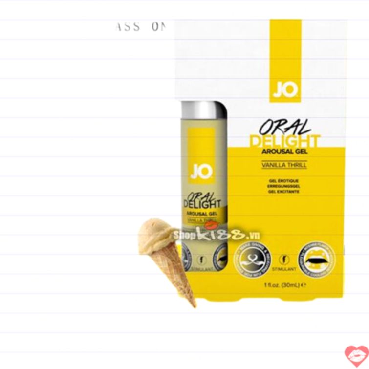 Gel bôi trơn Jo Oral Delight tăng khoái cảm thơm mát 