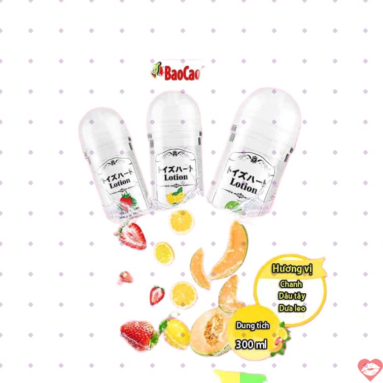 Gel bôi trơn Nhật 3in1 hương trái cây kích thích 