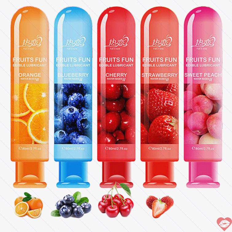 Gel bôi trơn Fruits Fun 80ml vị trái cây ăn được 