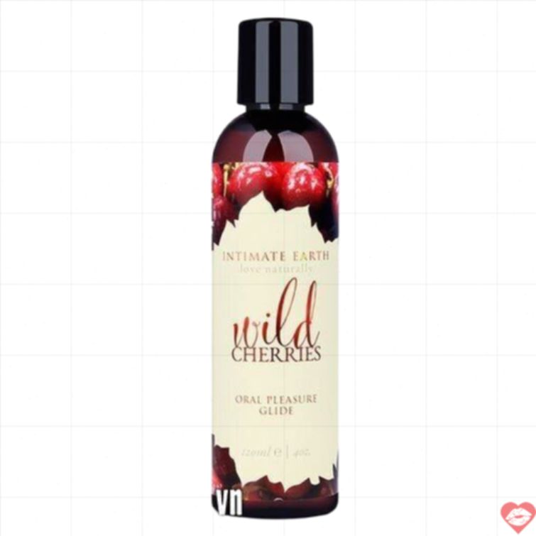 Gel bôi trơn Intimate Earth vị cherry kích thích 