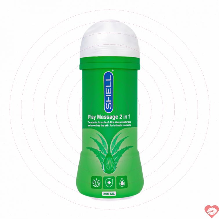 Gel bôi trơn Shell Play 2in1 Aloe Vera 200ml 