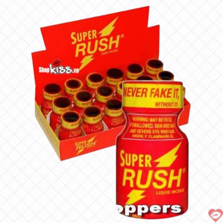 Popper Super Rush đỏ tăng hưng phấn cực mạnh 