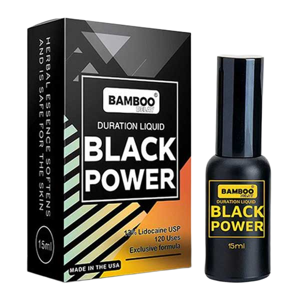  Phân phối Xịt Chống Xuất Tinh Sớm BAMBOO BLACK POWER USA Chai 15ML  cao cấp 