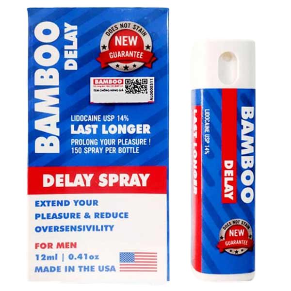  Sỉ Xịt Chống Xuất Tinh Sớm BAMBOO DELAY SPRAY USA Chai 12ml  loại tốt 