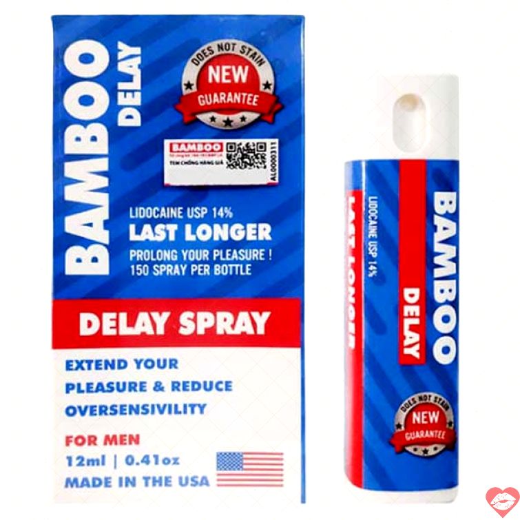 Xịt chống xuất sớm Bamboo Delay 12ml hiệu quả 