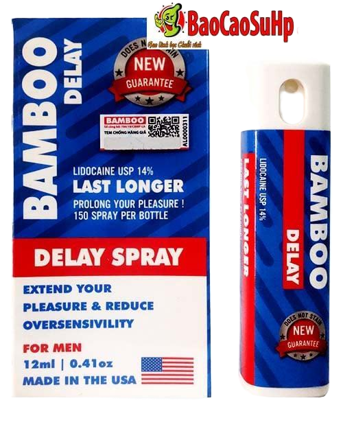  Mua Chai xịt chống xuất tinh sớm Bamboo Delay 14%  hàng mới về 