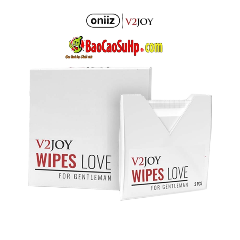 Cung cấp Khăn lau chống xuất tinh sớm thảo dược Vjoy an toàn hộp 6c  hàng xách tay 