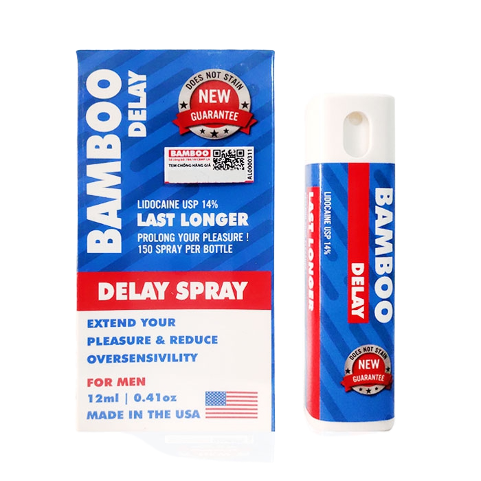  Kho sỉ Xịt Kéo Dài Xuất Tinh Cao Cấp Bamboo Delay Spray Chính Hãng USA  nhập khẩu 