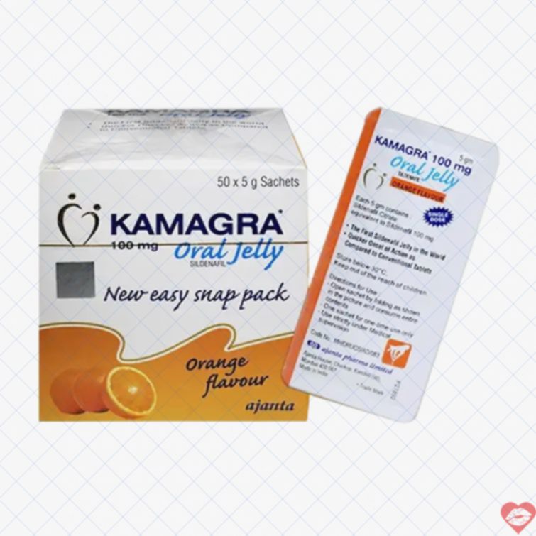 Gel Kamagra Oral Jelly 100mg tăng cường sinh lý cực mạnh 