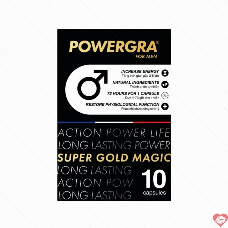 Viên uống Powergra For Men tăng cường sinh lý 