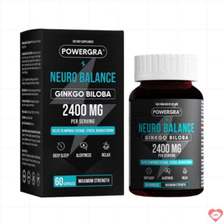 Viên uống bổ não Powergra tăng trí nhớ tập trung tốt 