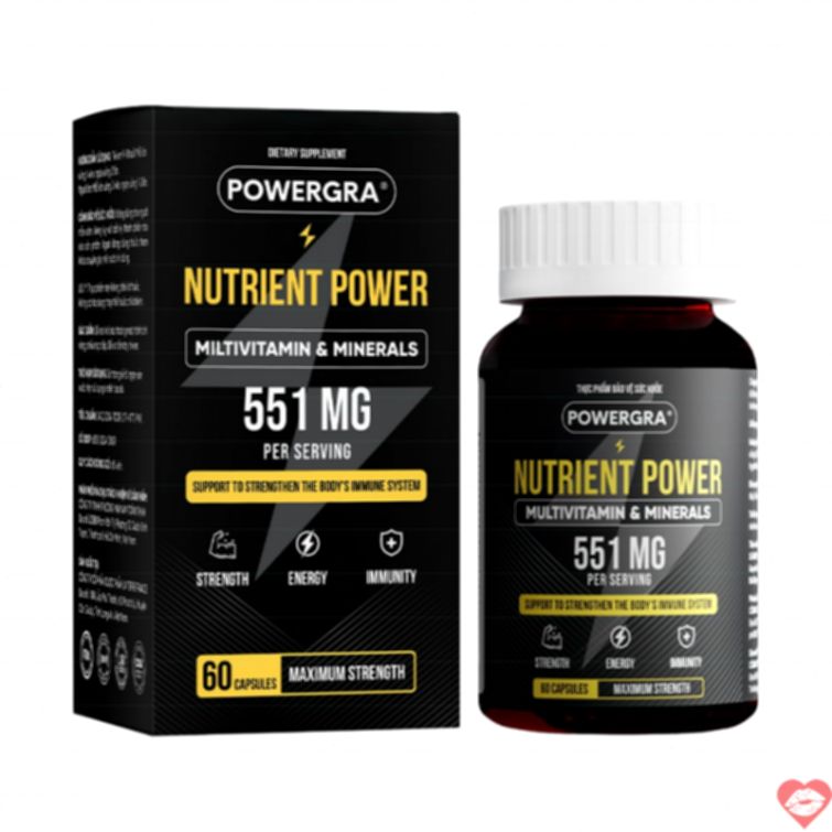 Viên vitamin tổng hợp Powergra Nutrient Power 60 viên 