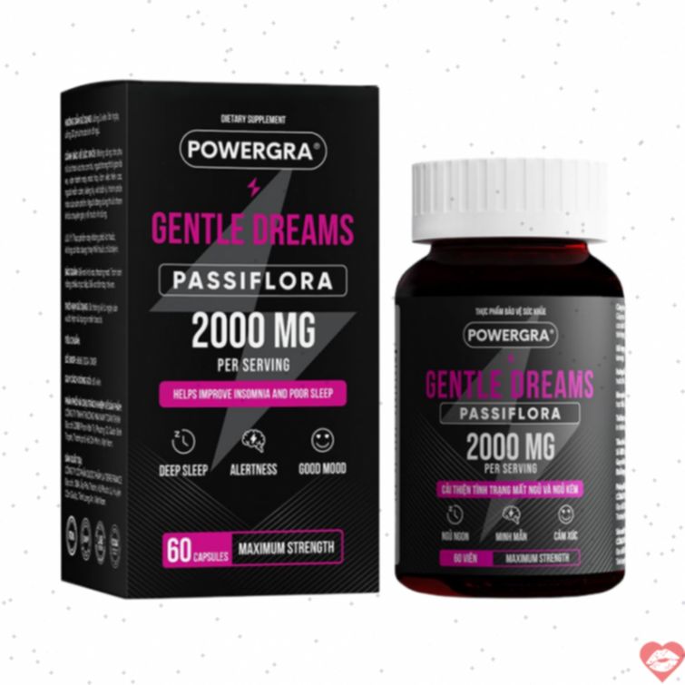 Viên uống ngủ ngon Powegra Gentle Dreams 