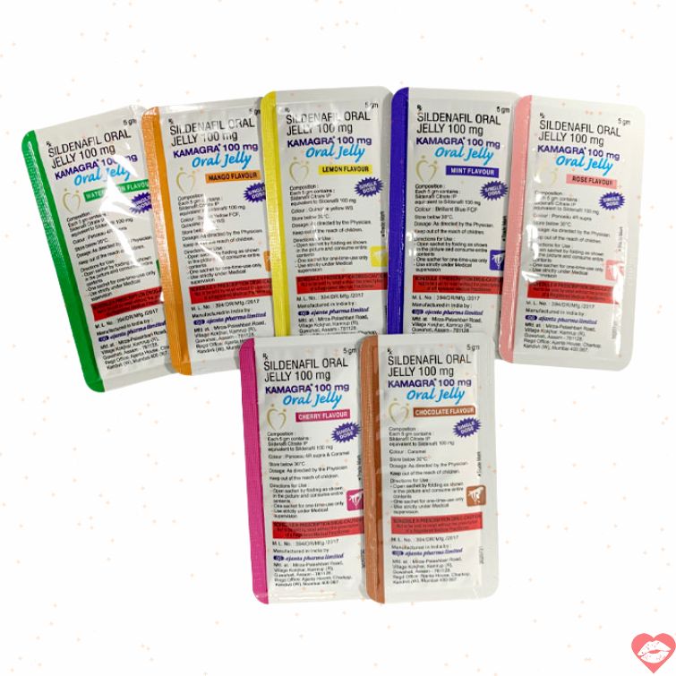 Thạch Kamagra oral jelly 7 gói tăng cường sinh lý 
