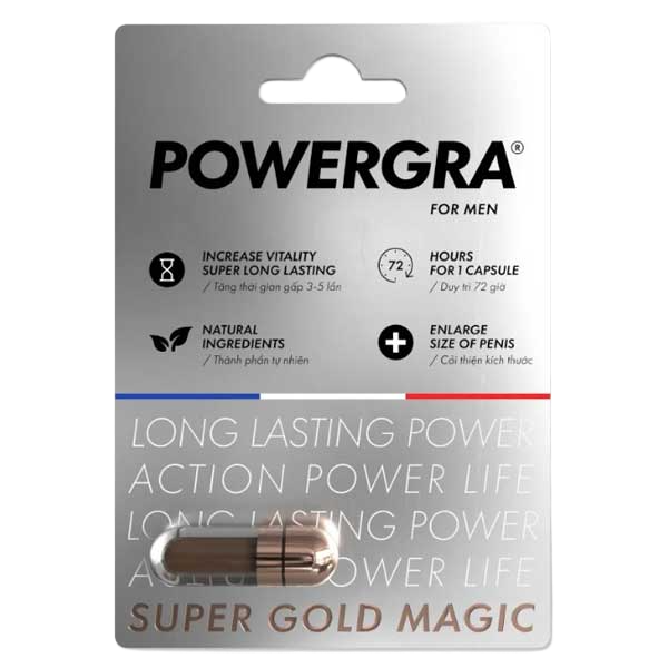  Cửa hàng bán Viên uống tăng kích thước kéo dài thời gian Powergra For Men  giá sỉ 