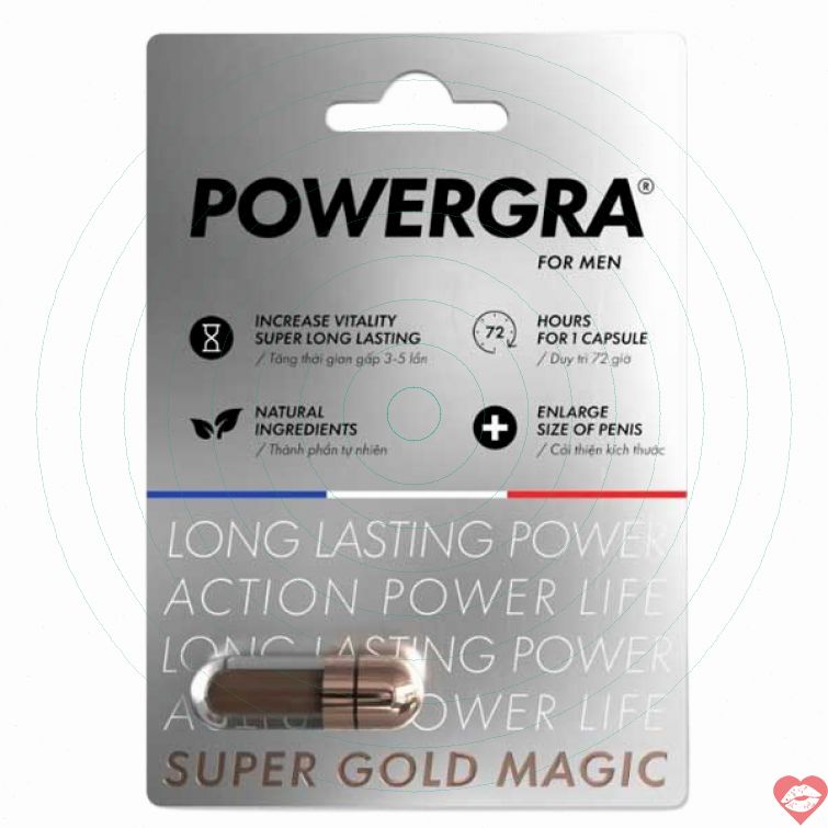 Viên uống Powergra tăng sinh lý nam kéo dài thời gian 