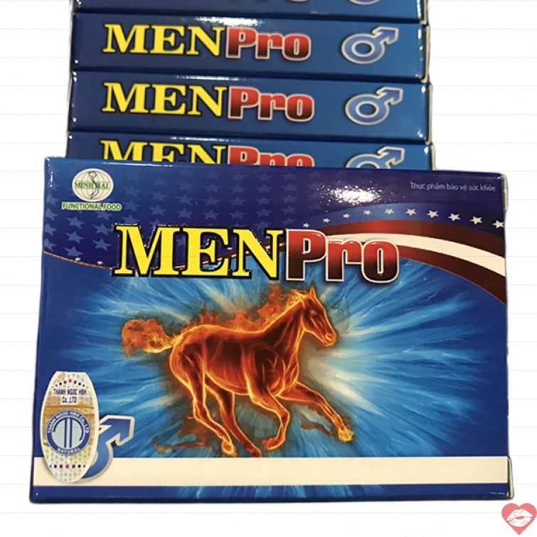 MenPro 4 viên tăng sinh lý nam bền bỉ mạnh mẽ 